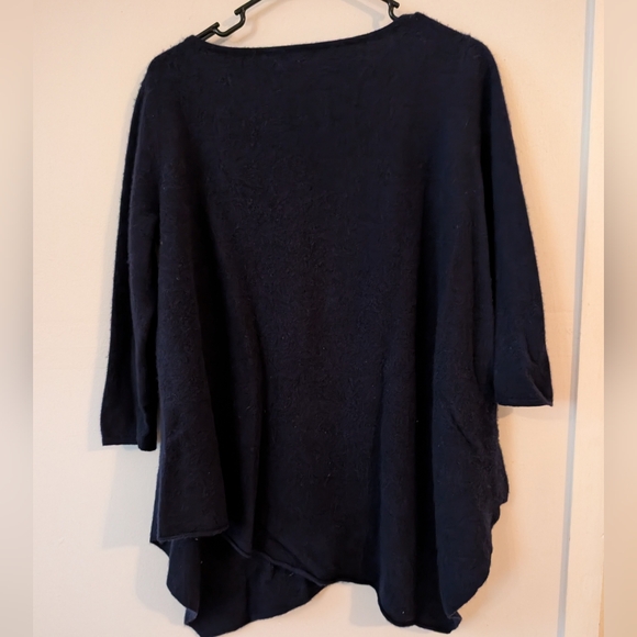Philosophy Dane Lewis Cashmere Sweater Navy Blue‎ - Picture 3 of 3